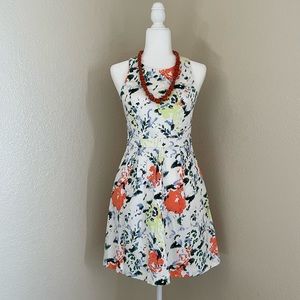 Gap floral print A-line dress